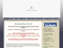 Tablet Screenshot of mountainstonegravel.com